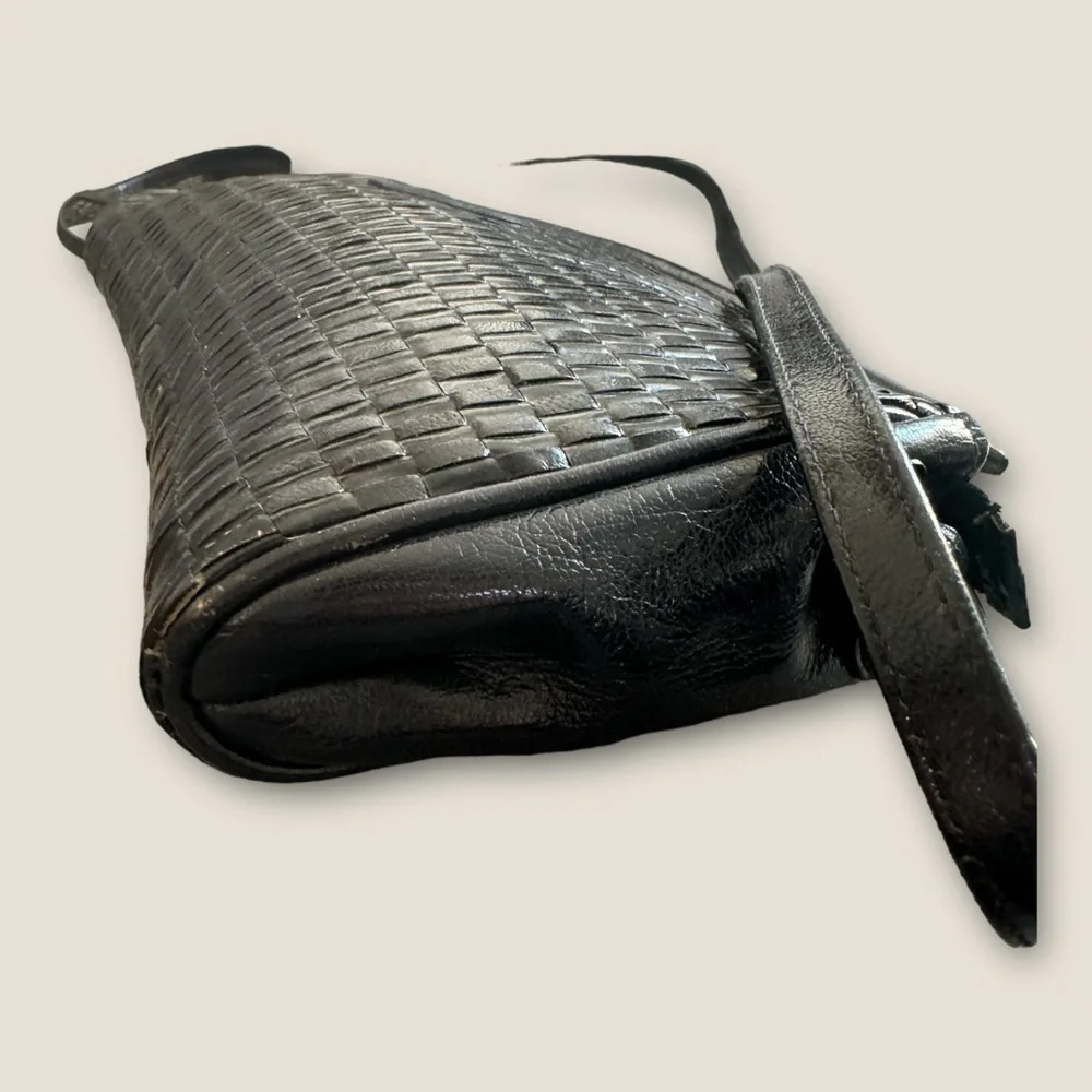 Fendi leather clutch